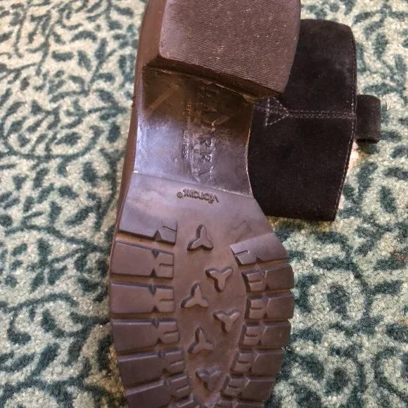 Ralph Lauren Freja Black Leather Winter Boots Sz 4.5 - Picture 10 of 12